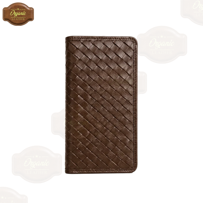 Vintage Heritage Woven Leather Travel Wallet | RFID Blocking  Passport Holder Handmade Genuine Leather | Long Wallet for Men  OEM ODM Wholesale