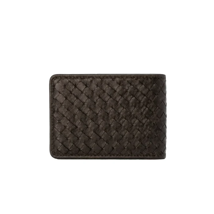 Handmade Woven Heritage Leather Wallet
