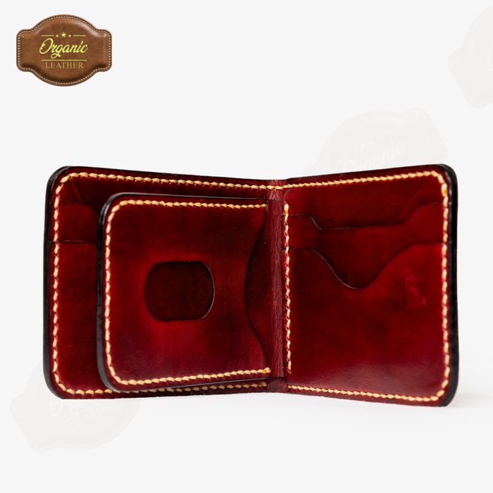 Handmade Vegetable Tanned Leather Trifold Wallet Full Grain Triple  Fold Wallet for Men Wholesale