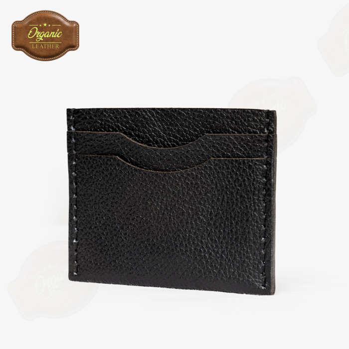 Handmade Leather One Sided Card Holder Slim Minimalist Front  Pocket Card Wallet Wholesale